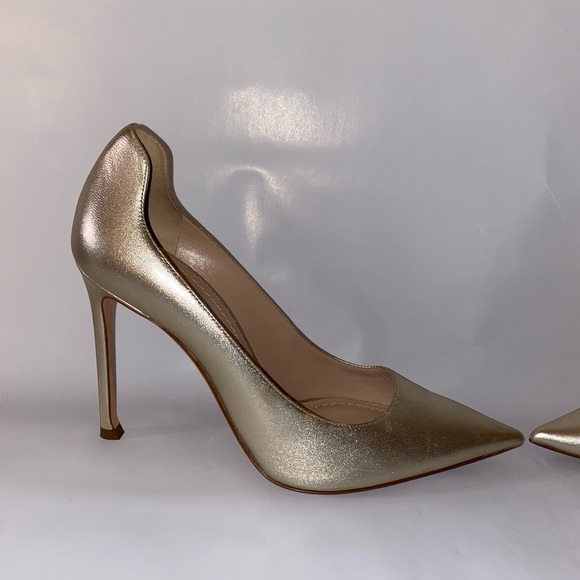 DIOR Metallic Lambskin Pointed Toe D-Moi Pumps 40 NEW - Picture 7 of 17